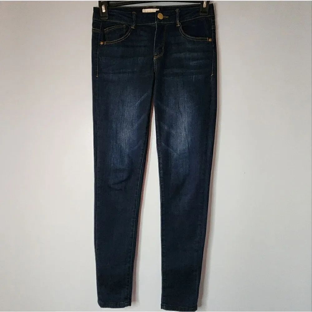 Altar'd State Juniors Size 27 Blue Low-Rise Skinny Stretch Denim Jeans